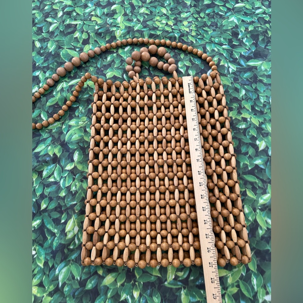 Cult Gaia Tan Beaded Crossbody Bag - Picture 5 of 10